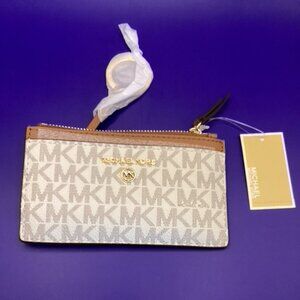 NEW Michael Kors Jet Set Coin Purse w/ Key Fob